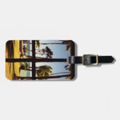 Tropical Fiji Beach Scene cd ltcna Bagagelabel (Voorkant horizontaal)