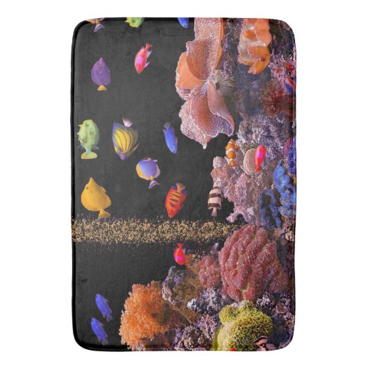 Tropical Fish afbeelding voor Large-Bath-Mat Badmat (Voorkant Verticaal)
