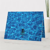 Tropical Fish Aquarium Verjaardag Kaart (Achterkant)