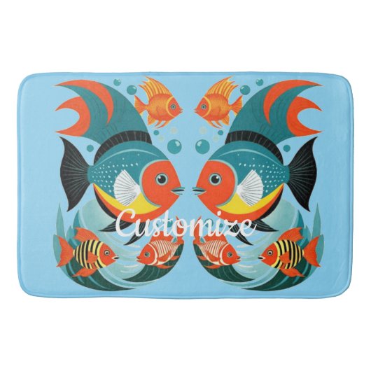 Tropical Fish Assortiment Thunder_Cove Badmat (Voorkant)