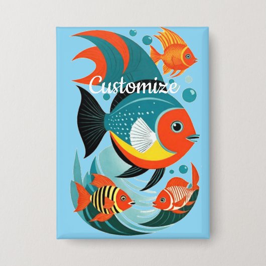 Tropical Fish Assortiment Thunder_Cove Button (Voorkant)