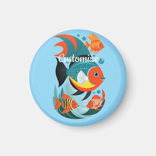 Tropical Fish Assortiment Thunder_Cove Magneet (Voorkant)