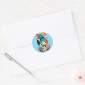 Tropical Fish Assortiment Thunder_Cove Ronde Sticker (Envelop)