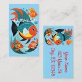 Tropical Fish Assortiment Thunder_Cove Visitekaartje (Voorkant / Achterkant)