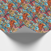 Tropical Fish Colorful Summer Vibes Cadeaupapier (Hoek)