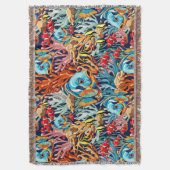 Tropical Fish Colorful Summer Vibes Deken (Voorkant Verticaal)