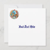 Tropical Fish Colorful Summer Vibes Kaart (Achterkant)