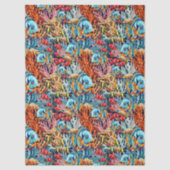 Tropical Fish Colorful Summer Vibes Tissuepapier (Voorkant)