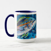 Tropical Fish Painting - Beach Home Decor Mok (Links)