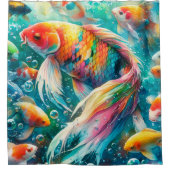 Tropical Fish Shower Curtain Douchegordijn (Voorkant)
