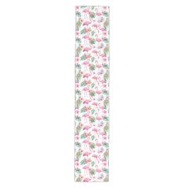 Tropical Flamingo Baby Shower Table Runner Medium Tafelloper