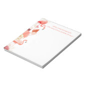 Tropical Flamingo Notitieblok (Linkerzijde)