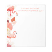 Tropical Flamingo Notitieblok (Voorkant)