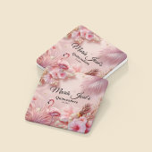 Tropical Flamingo Quinceañera, custom Kartonnen Onderzetters