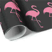 Tropical Flamingo Trendy Cadeaupapier (Rol Hoek)