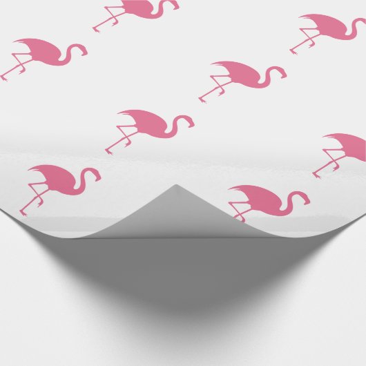 Tropical Flamingo Trendy Cadeaupapier (Hoek)
