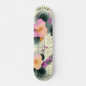 Tropical Floral Abstract Skateboard Deck (Voorkant)