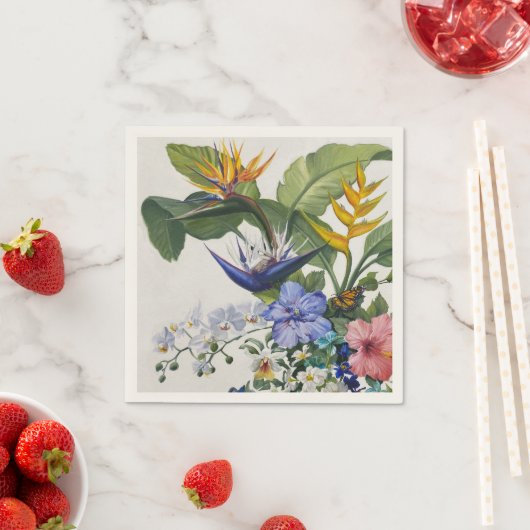 Tropical Floral Cocktail servet (Insitu)