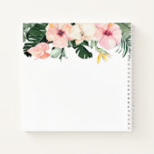 Tropical Floral Gastenboek Vrijgezellenfeest Notitieboek (Achterkant)