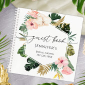 Tropical Floral Gastenboek Vrijgezellenfeest Notitieboek