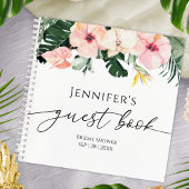 Tropical Floral Gastenboek Vrijgezellenfeest Notitieboek