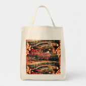 Tropical Floral Grocery Canvas tas (Voorkant)