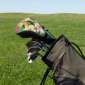 Tropical Floral Oil Painting Style Golfheadcover (Insitu)