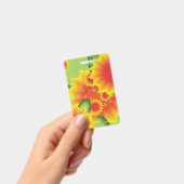 Tropical Floral Style Badge (Handheld)