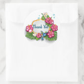 Tropical Floral Summer Dank u sticker (Tas)