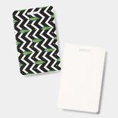 Tropical Floral Vines Badge (Voor- en achterkant)