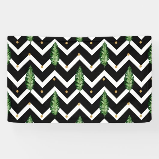 Tropical Floral Vines Spandoek (Horizontaal)