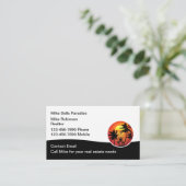 Tropical Florida Hawaii Real Estate Visitekaartjes (Staand voorkant)