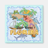 Tropical Florida Magneet (Voorkant)