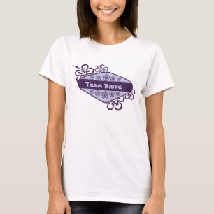 Tropical Flower Beach bruidsmeisje T-shirt