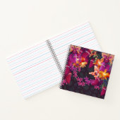 Tropical Flower Frenzy Notebook Notitieboek (Binnen)