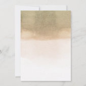 Tropical Flowers and Dried Palm Leaf Afstuderen Kaart (Achterkant)