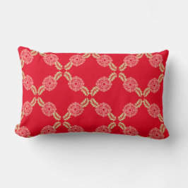 Tropical Flowers and Ferns Omkeerbaar Sierkussen Kussen