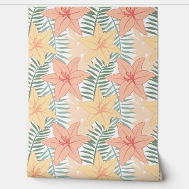 Tropical Flowers Behang