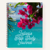 Tropical Flowers Bible Study Journal Notitieboek (Voorkant)