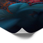 Tropical Flowers Dystopian Robot Poster (Hoek)