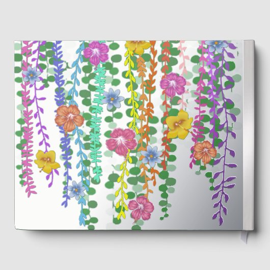 Tropical Flowers Gastenboek (Achterkant)