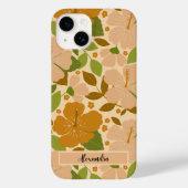 Tropical Flowers gepersonaliseerde Hoesje-Mate iPh Case-Mate iPhone Case (Achterkant)