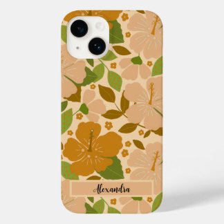 Tropical Flowers gepersonaliseerde Hoesje-Mate iPh Case-Mate iPhone 14 Hoesje