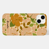 Tropical Flowers gepersonaliseerde Hoesje-Mate iPh Case-Mate iPhone Case (Achterkant (horizontaal))