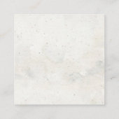 Tropical Flowers Luier Raffle Baby shower Informatiekaartje (Achterkant)