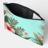 Tropical Flowers Natuur Geïnspireerd Accessoire Po Etui (Open)