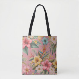 Tropical Flowers Natuur geïnspireerd Tote Bag