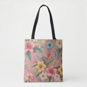 Tropical Flowers Natuur geïnspireerd Tote Bag