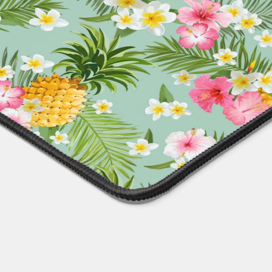 Tropical Flowers & Pineapples Bureaumat (Hoek)