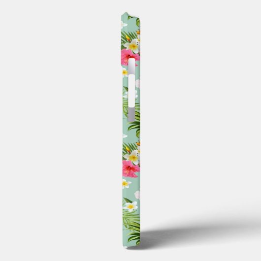 Tropical Flowers & Pineapples Case-Mate iPhone Case (Achterkant / Links)